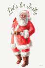 Jolly Santa Art Print