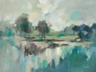 Dreamland with Navy Art Print