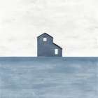 Rural Simplicity I Blue Art Print
