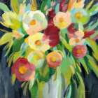 Spring Flowers in a Vase II Art Print