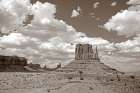 Monument Valley II Sepia Art Print
