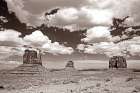 Monument Valley III Sepia Art Print