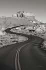 Goblin Valley State Park Rd BW Art Print