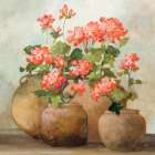 Cottage Geraniums III Art Print
