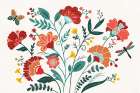 Floral Style I Art Print