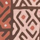 Kuba Cloth I Square I Blush Art Print