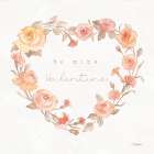 Romantic Blooms VII Art Print