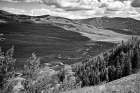 Colorado Valley BW Art Print