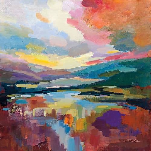 Crimson Sky Art Print