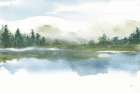 Lake Fog I Art Print