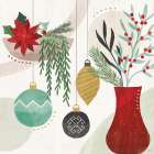 Deco Holiday III Art Print