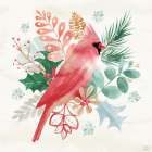 Snowy Critters II Art Print