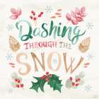 Snowy Critters VI Art Print
