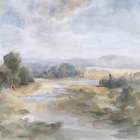 River Afternoon Crop Art Print