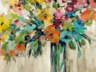 Cloud of Flower Solid Crop Art Print