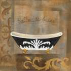 French Bathtub I Bathroom Art Print