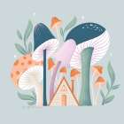 Fantastic Fungi VI Art Print