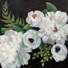 Midnight Bouquet I Art Print