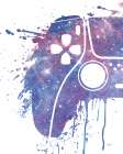 Gamer Splash IV Art Print