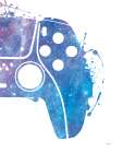 Gamer Splash V Art Print
