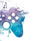 Gamer Splash VII Art Print