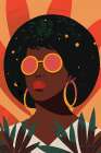 Boho Woman II Art Print