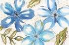 Indigo Tones I Art Print