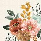Chic Flowers Art Print