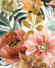 Mixed Floral Chic II Art Print