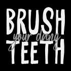 Bathroom Advice IV BW Bathroom Art Print