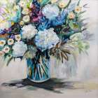 Cecilias Bouquet Art Print