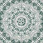 Floral Chic IX Green Art Print