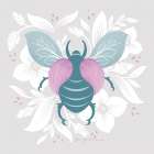 Winged Wonders VI Art Print