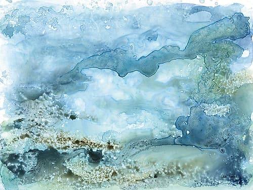 Water Abstract II Art Print