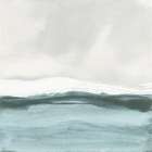 Tranquil Silver Sea II Art Print