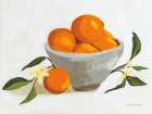 Oranges in a Grey Bowl Art Print