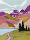 Blue Lakes Art Print