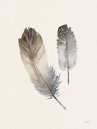 Falling Feathers I Minimalist Print
