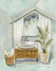 Bathroom in the Attic II Art Print