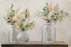 Pampas and Eucalyptus Bouquet Art Print