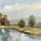 River and Clouds III Art Print