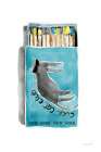 Cool Cat Club Matches II Teal Art Print