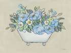 Floral Tub I Art Print