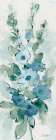 Loose Bouquet of Flowers II Blue Art Print