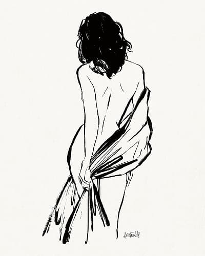 Sketched Nudes I Figurative Print