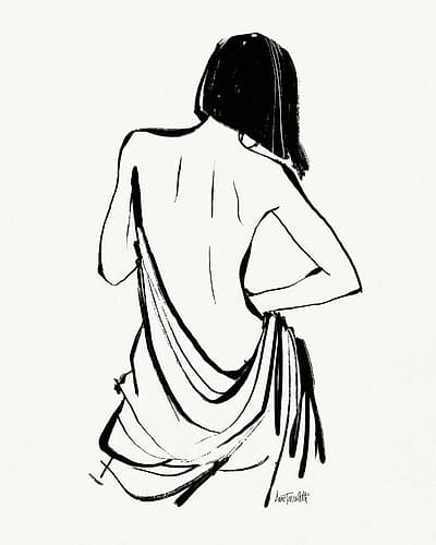 Sketched Nudes IV Figurative Print