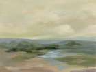 Muted Green Landscape Art Print