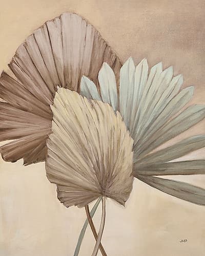 Sun Palms II Neutral Nature Print