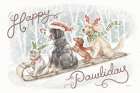Happy Pawliday I Art Print