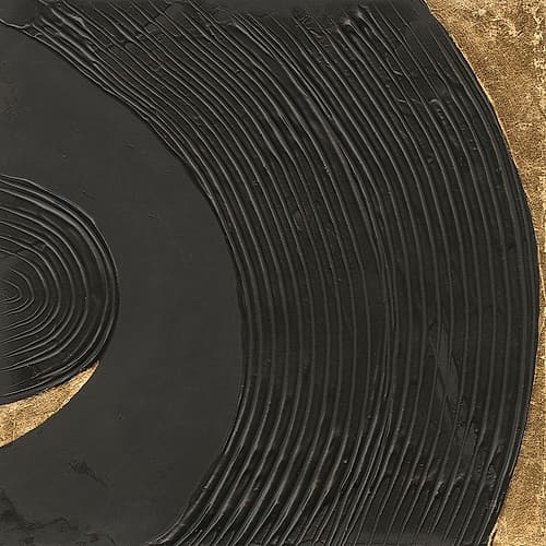 Black on Black I Minimalist Print
